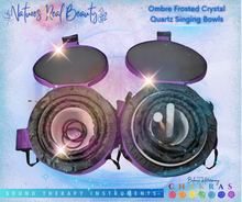 Load image into Gallery viewer, Frosted Crystal Bowls | White Chakra Set